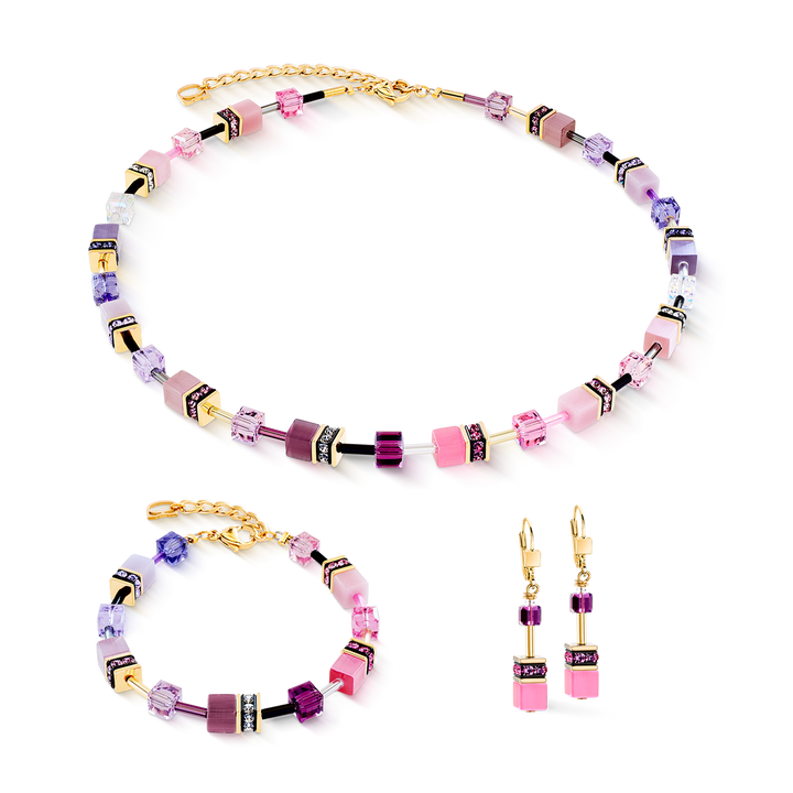 COEUR DE LION GeoCUBE® Iconic Bracelet Pink-Lilac