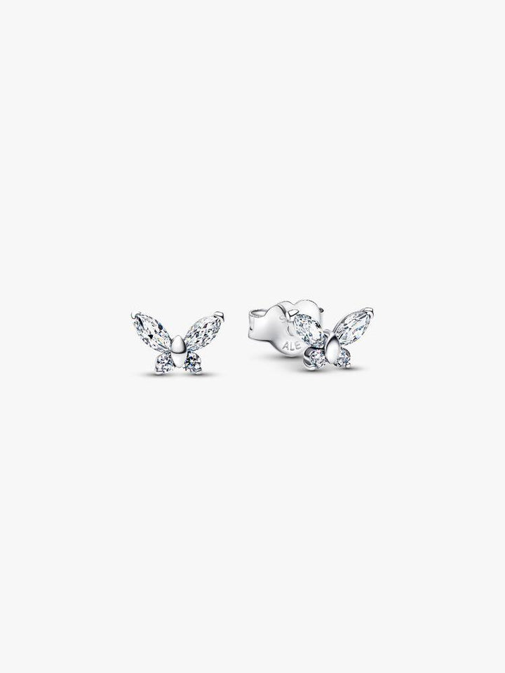 Pandora Silver Butterfly Stud Earrings