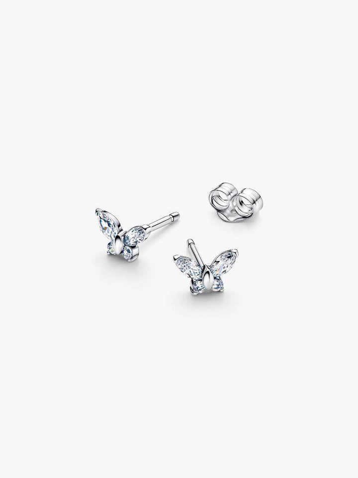 Pandora Silver Butterfly Stud Earrings