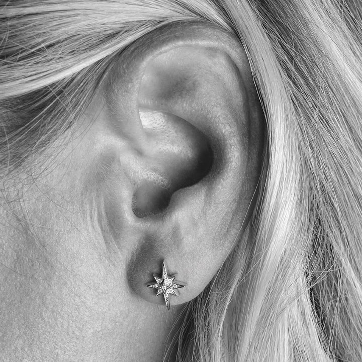 Kit Heath Celeste North Star Stud Earrings