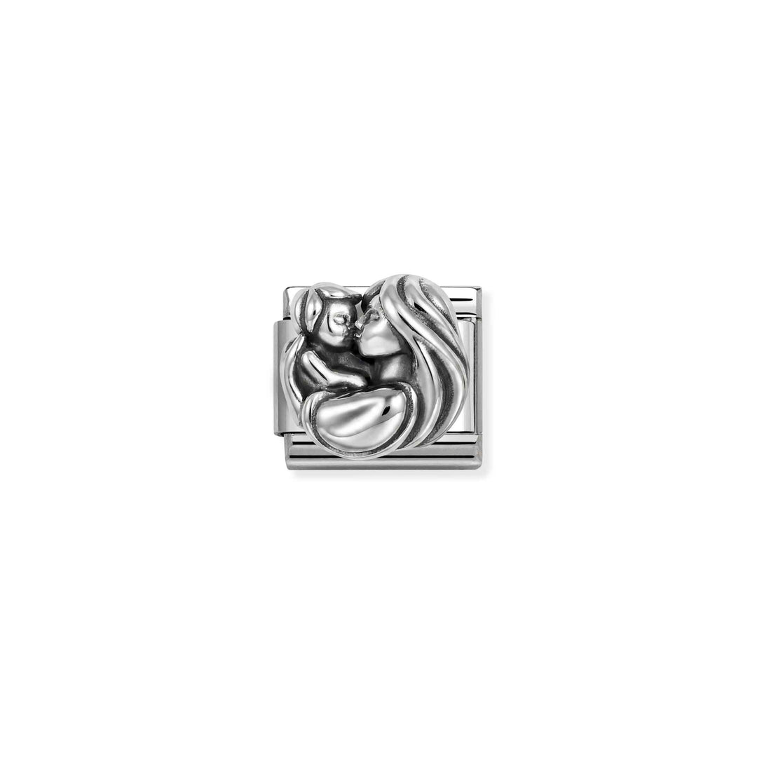 Nomination Classic Silver Oxidized Symbols Mum and Child Charm