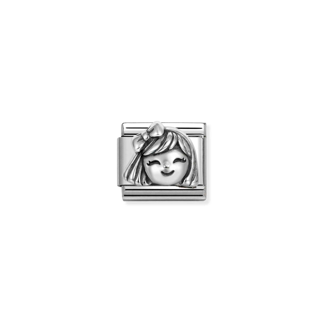 Nomination Silver Classic Oxidized Symbols Girl Charm