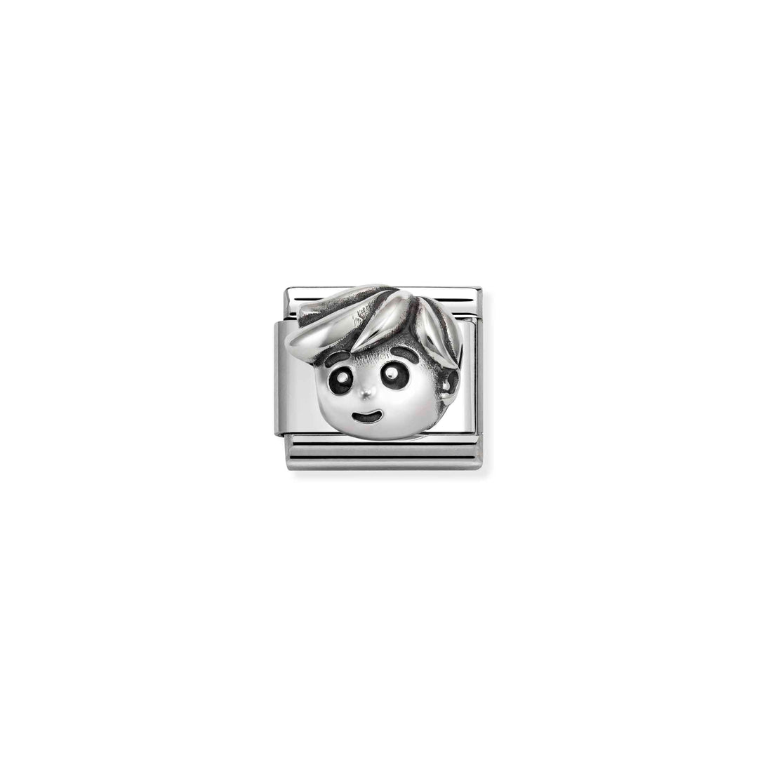 Nomination Silver Classic Oxidized Symbols Dad Charm