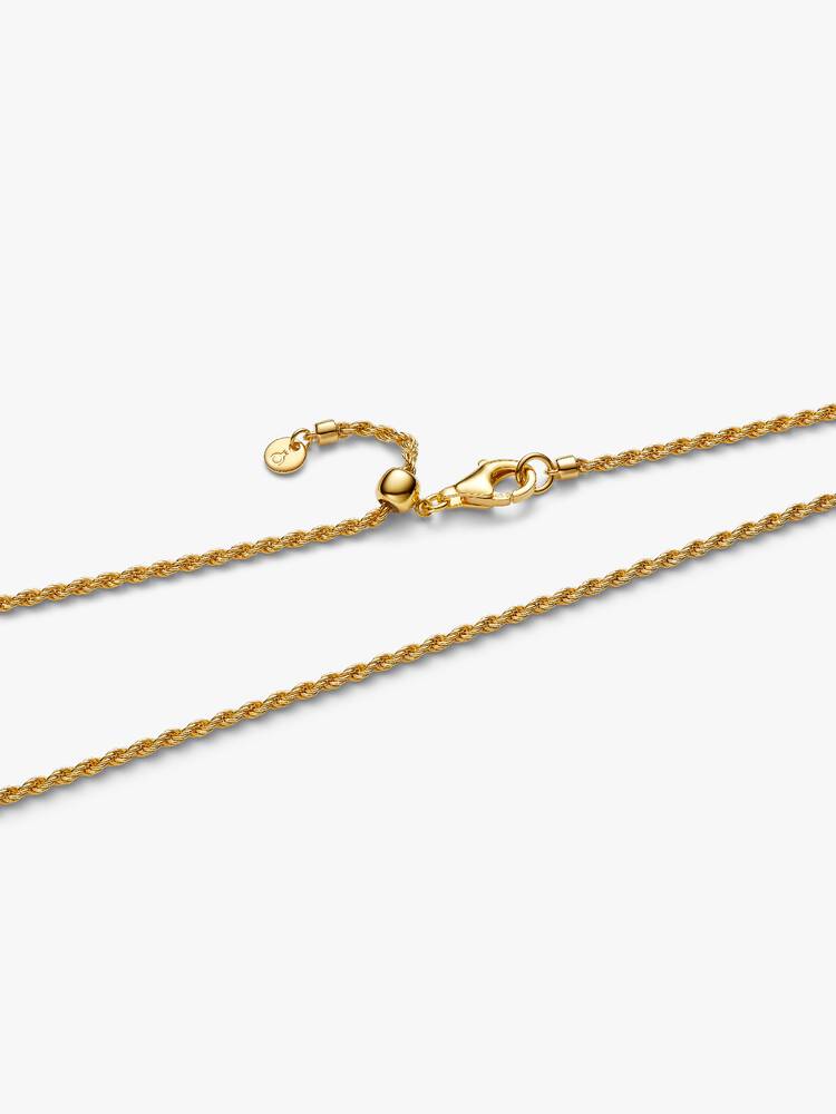 Pandora Gold Rope Chain Necklace