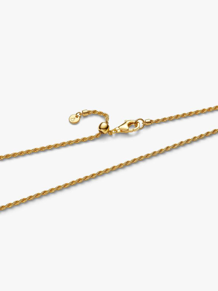 Pandora Gold Rope Chain Necklace