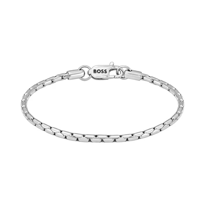 Hugo Boss Silver Evan Mens Bracelet