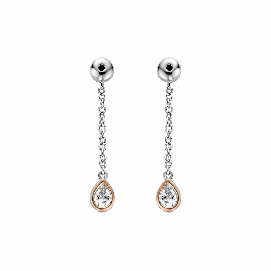 Clogau® Celebration Sterling Silver Drop Earring Backs with Swarovski® Zirconia