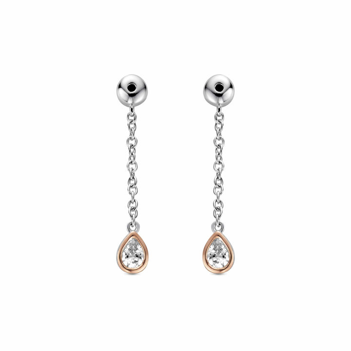 Clogau® Celebration Sterling Silver Drop Earring Backs with Swarovski® Zirconia