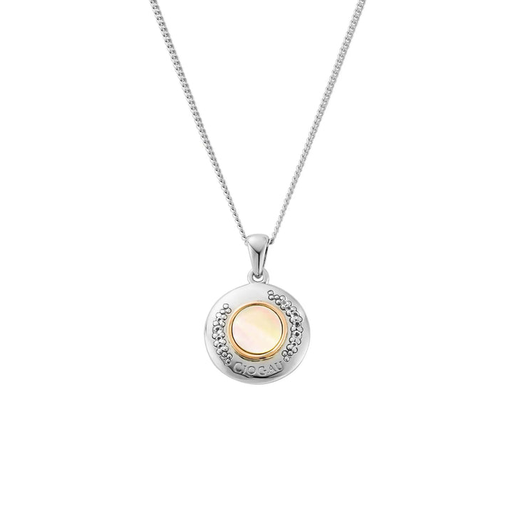 Clogau Silver Mother of Pearl Celebration Necklace