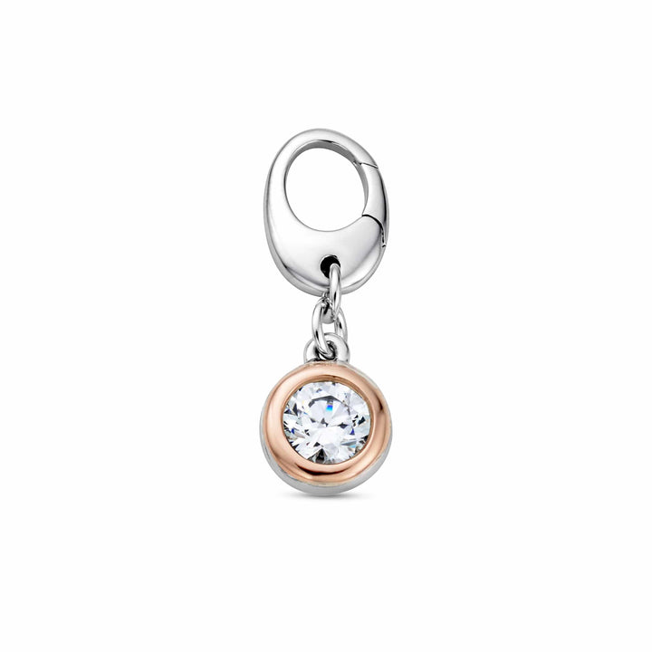 Clogau Insignia Celebration Charm Sterling Silver with Swarovski Zirconia