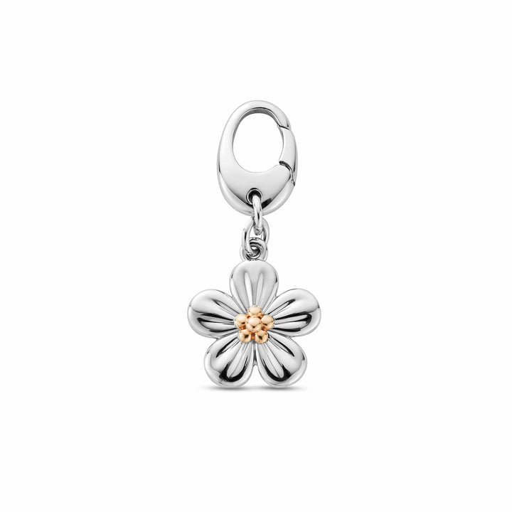 Clogau Insignia Sterling Silver Forget-Me-Not Charm Standard Size