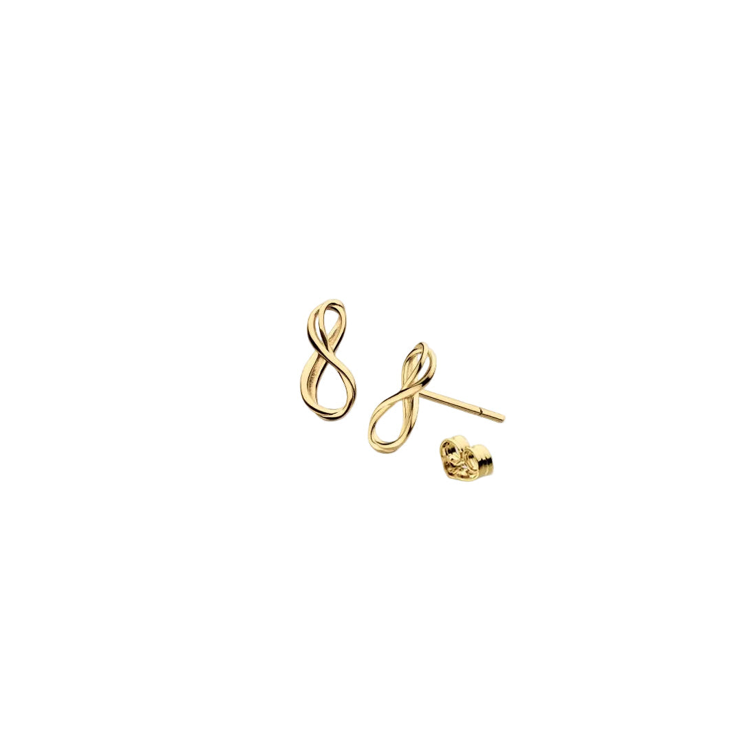 Kit Heath Gold Mini Infinity Stud Earrings