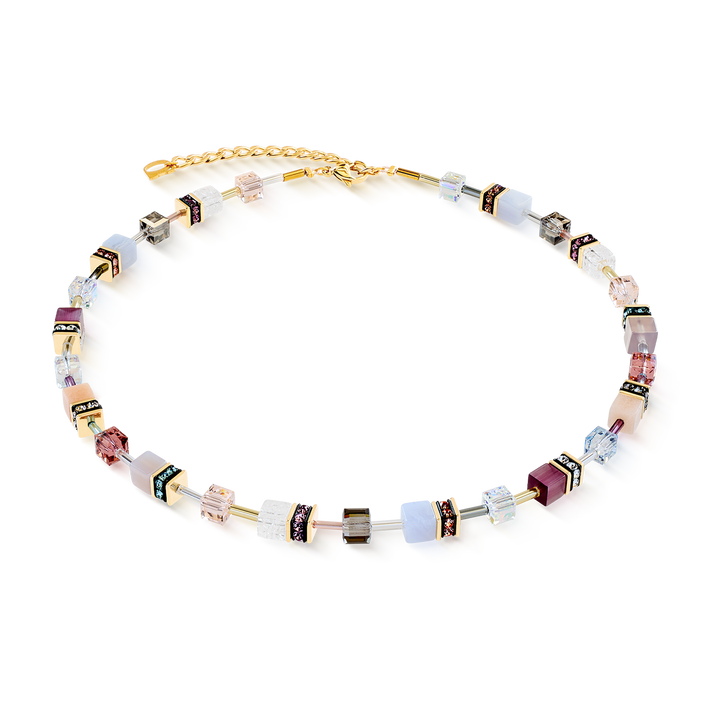 COEUR DE LION GeoCUBE® Iconic Precious Necklace Golden Blush