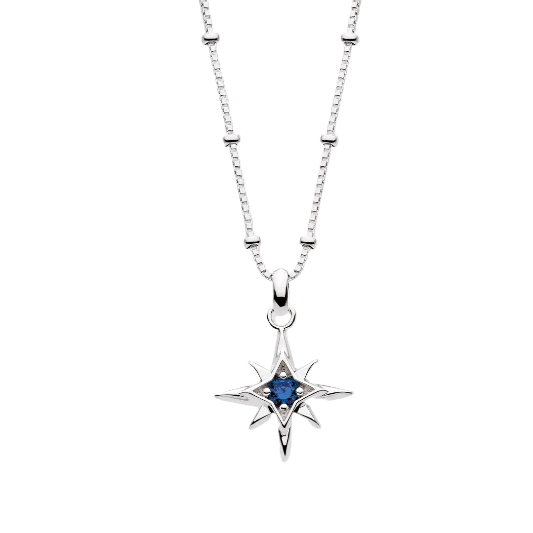 Kit Heath Silver Céleste Aurora Birthstone Necklace