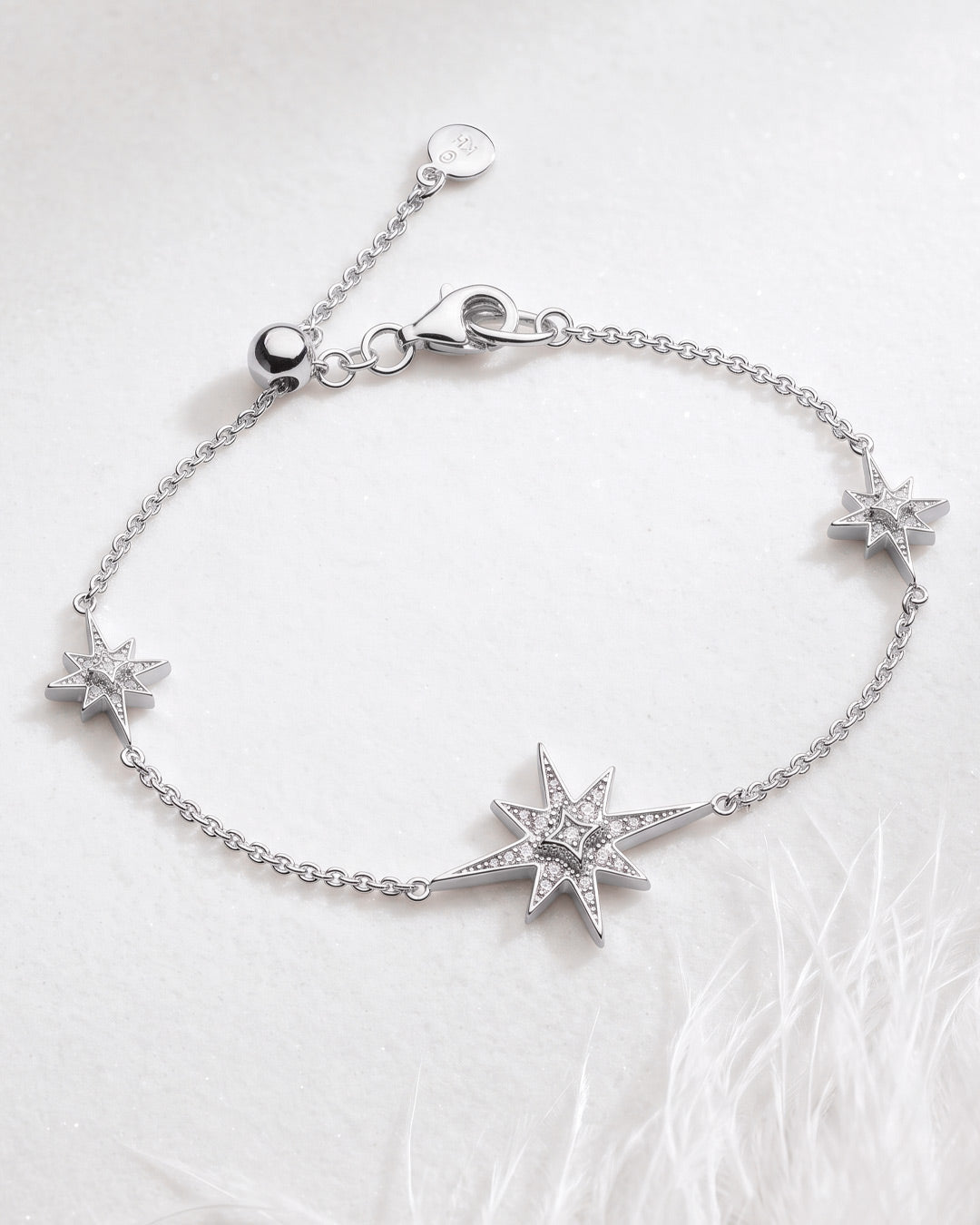 Kit Heath Silver Céleste North Star Slider Bracelet