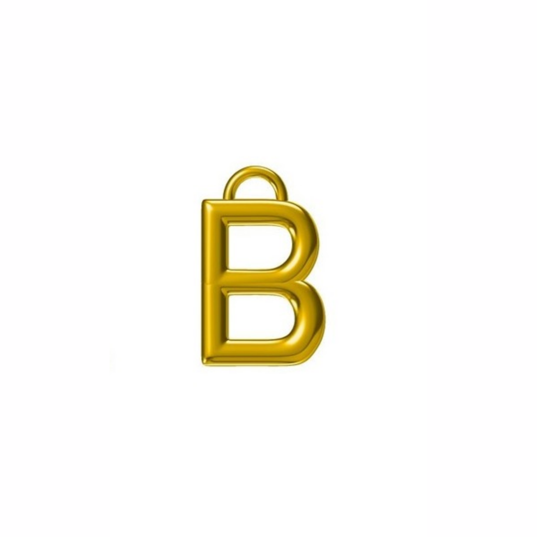 Mococo Personalised Gold Initials