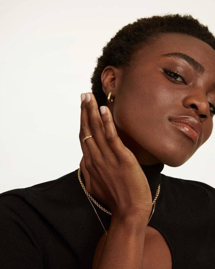 PDPAOLA Gold Nova Hoops