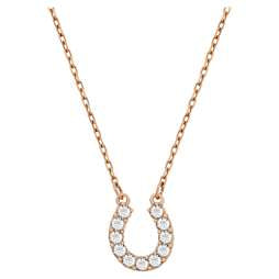 Swarovski Towards Horseshoe Pendant Necklace Rhodium-Plated