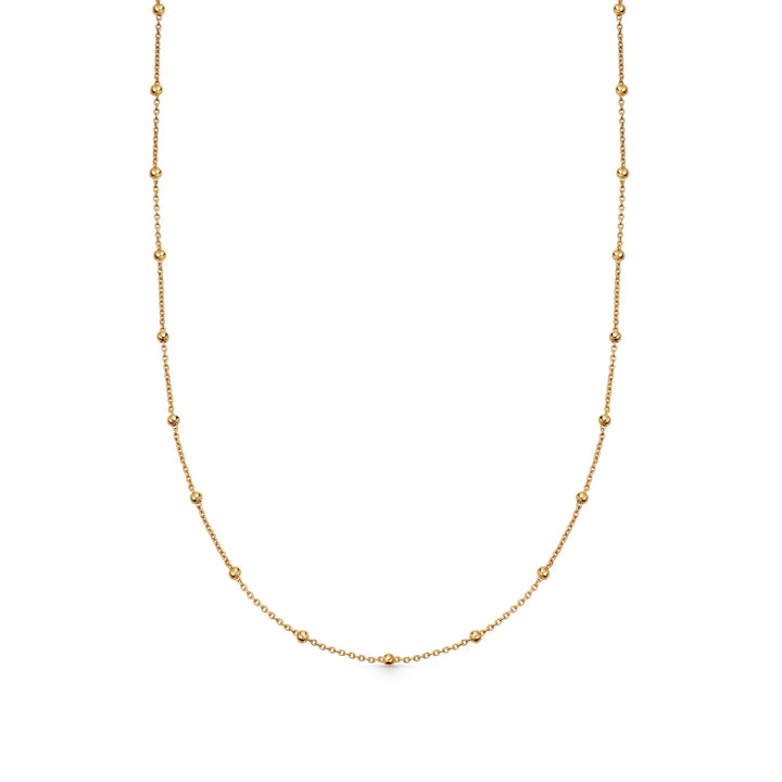 Astley Clarke Aurora Bead-Detail Chain Necklace - 18ct Gold Vermeil