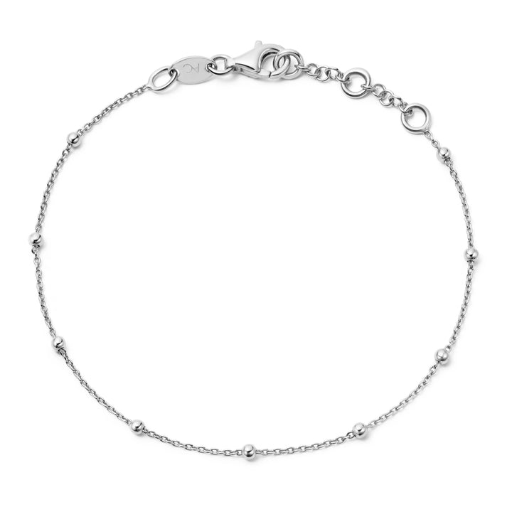 Astley Clarke Aurora Bead-Detail Chain Bracelet - Sterling Silver or Gold Vermeil