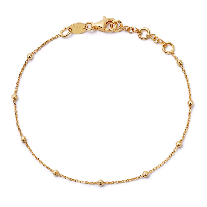 Astley Clarke Aurora Bead-Detail Chain Bracelet - Sterling Silver or Gold Vermeil
