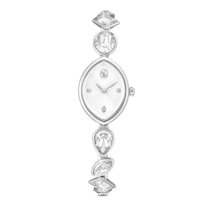 Swarovski Silver Gema Crystal Bracelet Watch