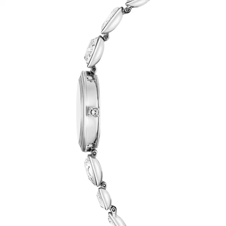 Swarovski Silver Gema Crystal Bracelet Watch