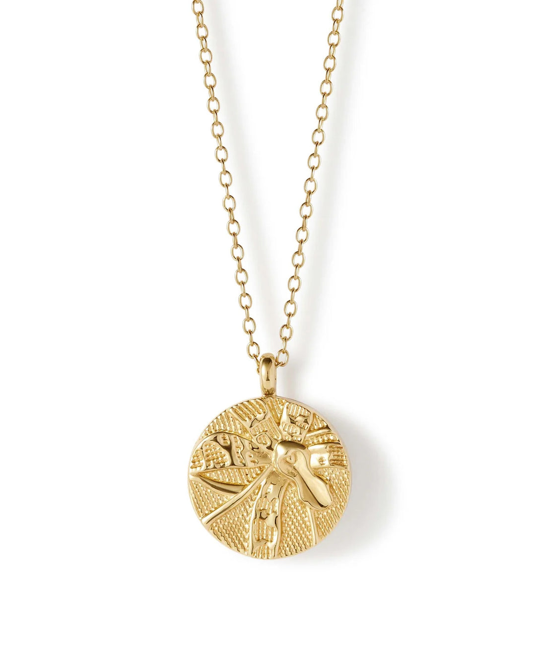 Astley Clarke Gold Terra Loved Locket Necklace