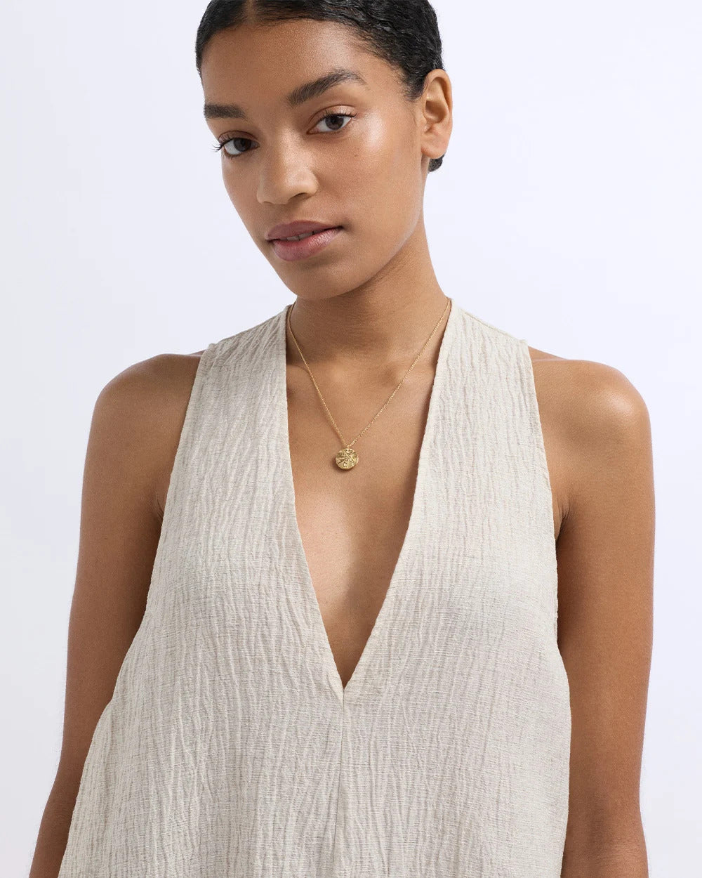 Astley Clarke Gold Terra Loved Locket Necklace