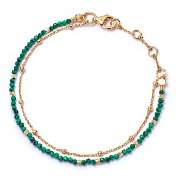 Astley Clarke Gold Vermeil Biography Bracelet - Select Your Gemstone Stack