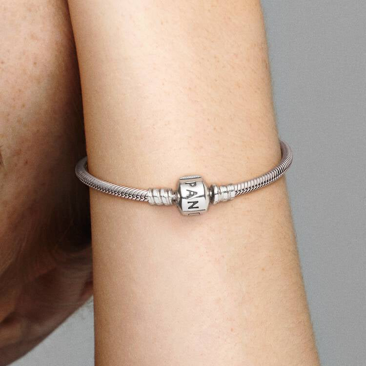 Pandora Silver Barrel Clasp Bracelet