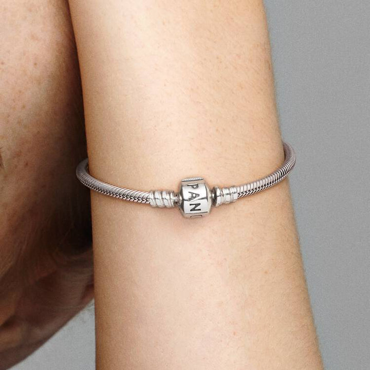 Pandora Silver Barrel Clasp Bracelet