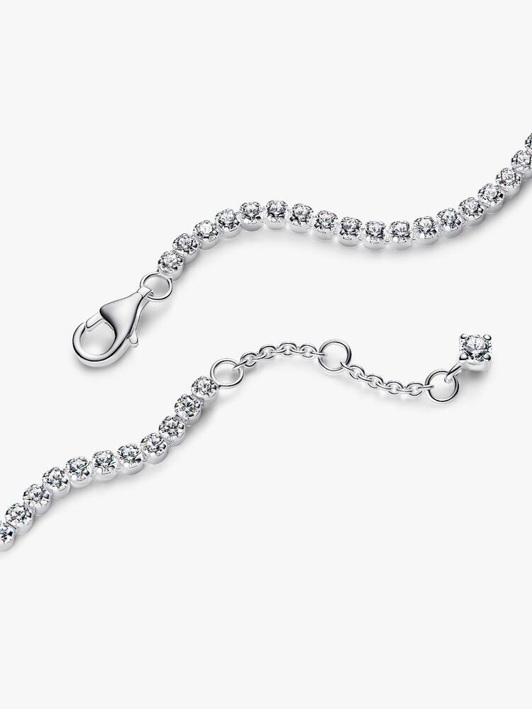 Pandora Silver Sparkling Tennis Bracelet