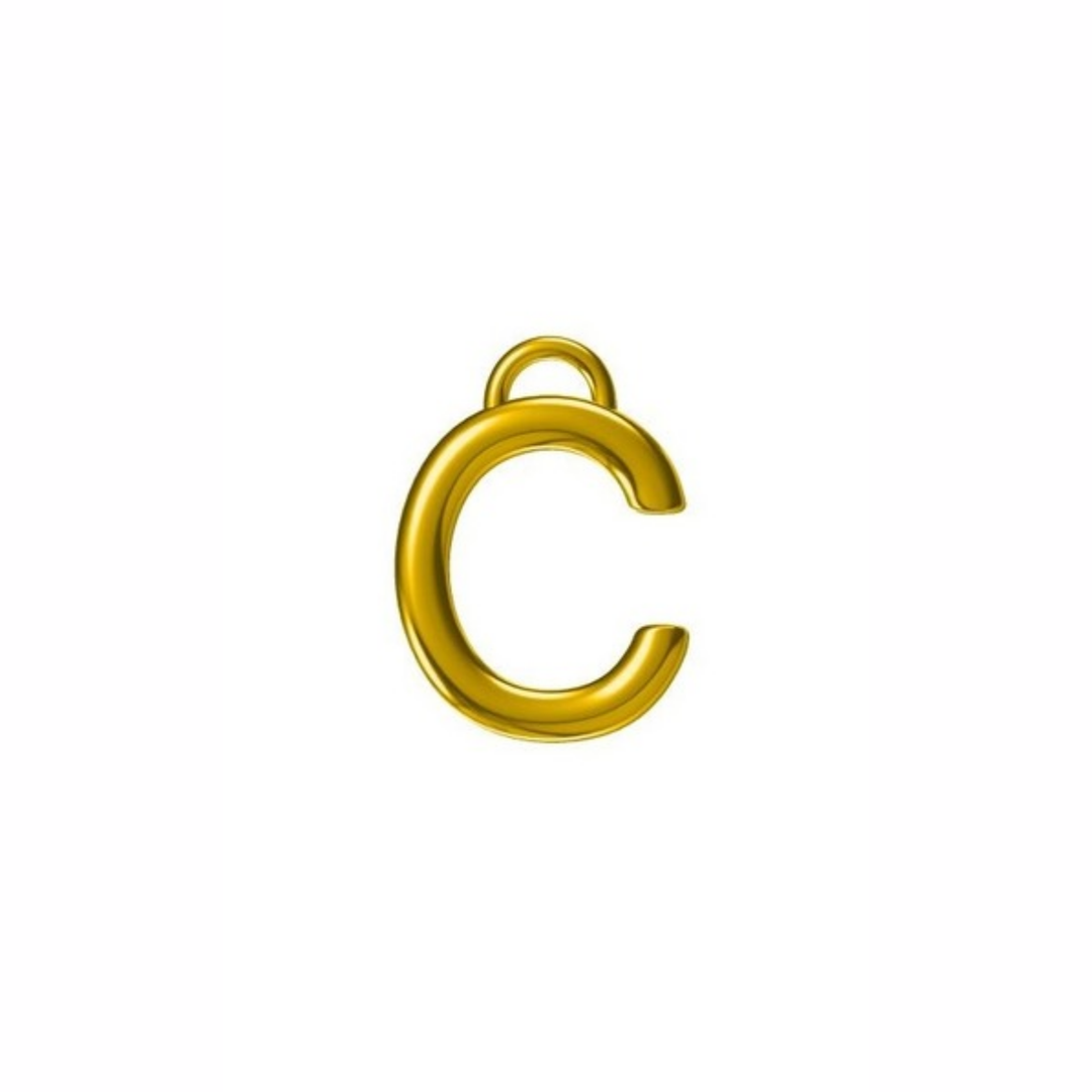 Mococo Personalised Gold Initials