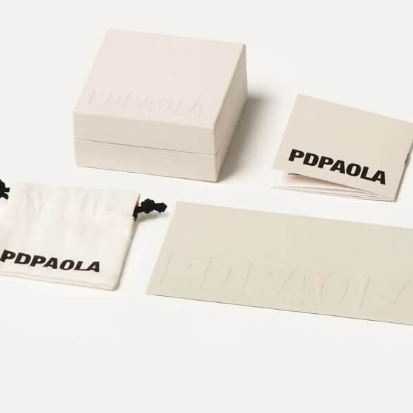 PDPAOLA Gold La Perla Pearl Mini Stud Earrings