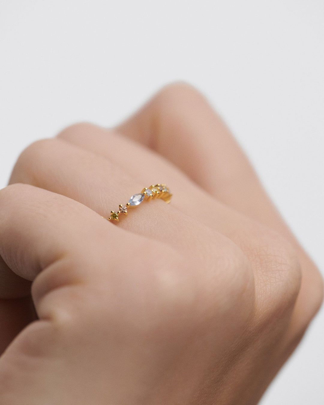 PDPAOLA Golden Lotus Ring