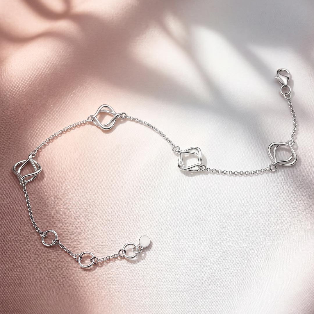Kit Heath Silver Alicia Fine Station Bracelet