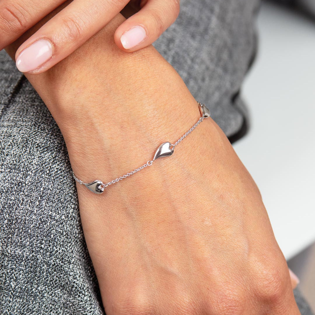 Kit Heath Silver Desire Kiss RP Station Bracelet