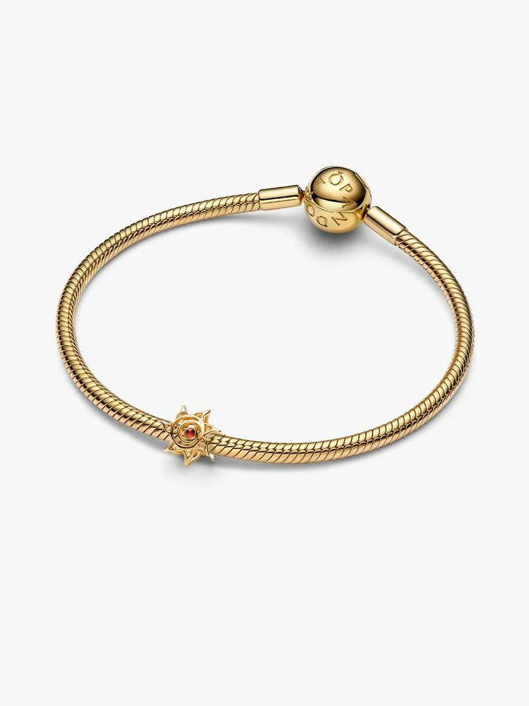 Pandora Gold Sun Openwork Charm