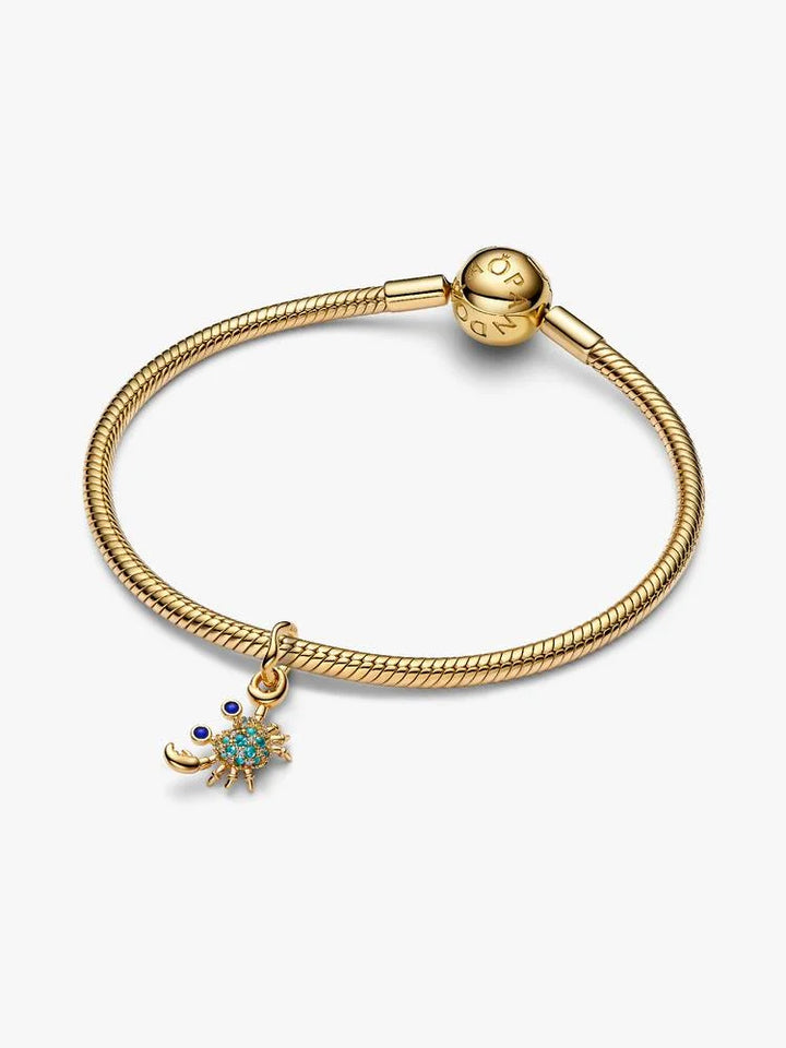Pandora Gold Crab Dangle Charm