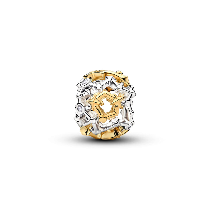 Pandora Silver and Gold Constellation Openwork Charm