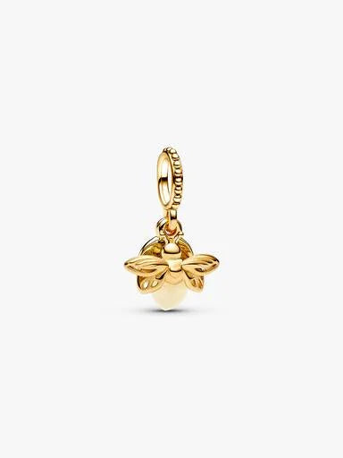Pandora Gold Glow-in-the-dark Firefly Dangle Charm