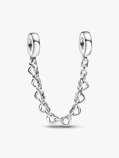 Pandora Linked Hearts Safety Chain