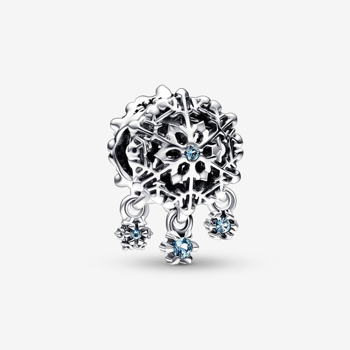 Pandora Silver Icy Snowflake Drop Charm