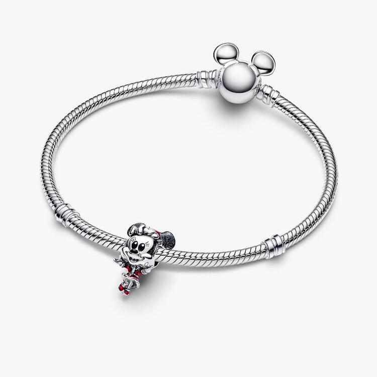 Pandora Silver Disney Minnie Mouse Holiday Charm