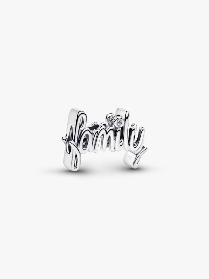 Pandora Silver Handwritten Family Charm
