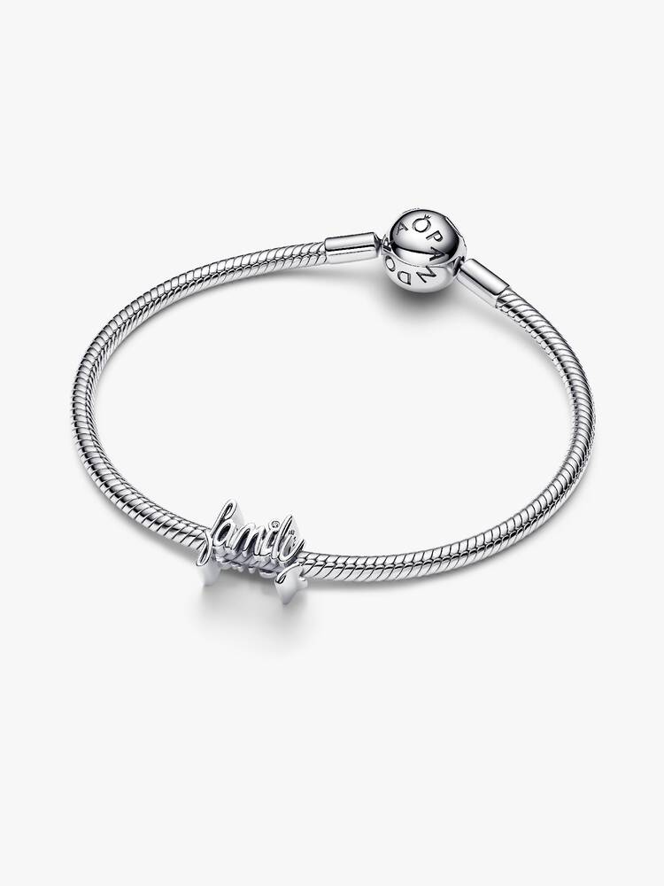 Pandora Silver Handwritten Family Charm
