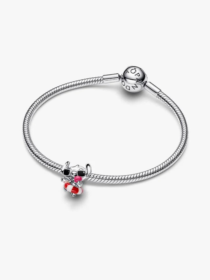 Pandora Silver Disney Stitch Summer Fun Charm