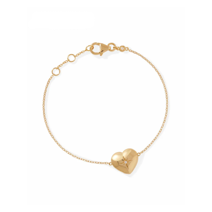 Astley Clarke Gold Biography Heart Locket Bracelet