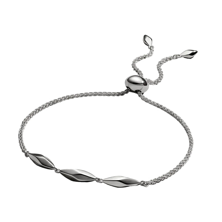 Kit Heath Glint Triplet Toggle Bracelet Sterling Silver
